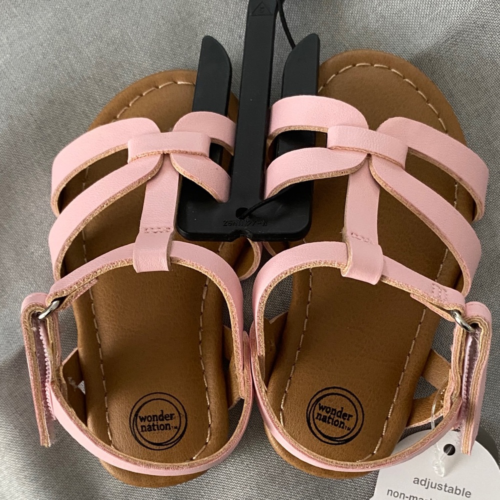 Wonder Nation Light Pink Kids Sandals